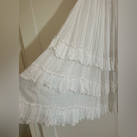 Free People FP One Brynn White Maxi Skirt - Picture 7 of 9